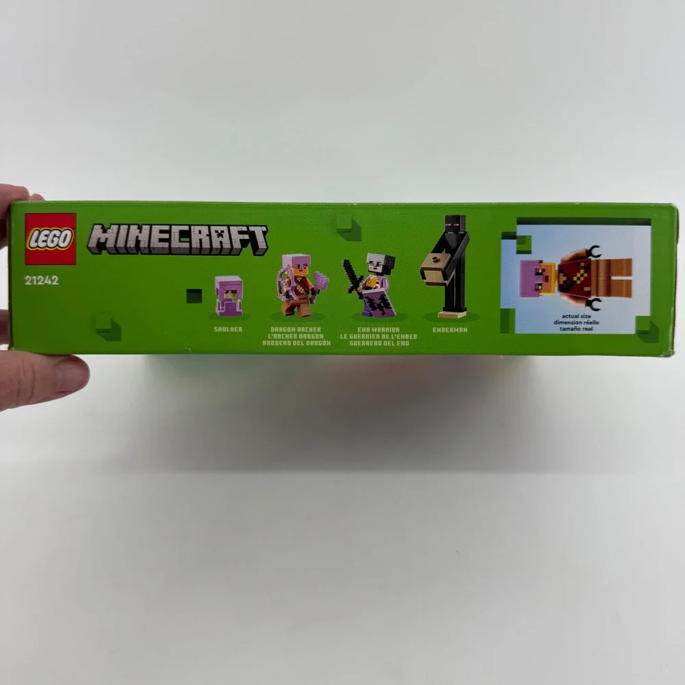 LEGO Minecraft The End Arena 21242 Building Toy Set with Minifigures 252 Pcs